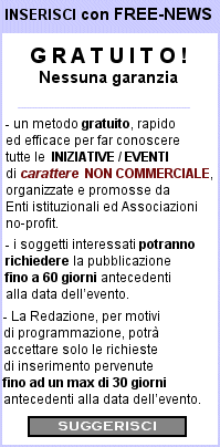FREE NEWS, pubblica LA TUA NEWS su Perugia OnLine