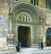 Portal of the Galleria Nazionale dellUmbria.